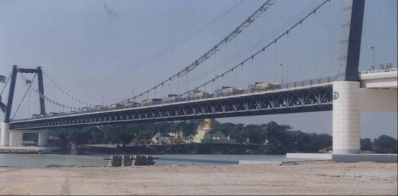 cheap Permanent Building Deck Suspension Bridge / Steel Bridge / Steel Truss Bridges