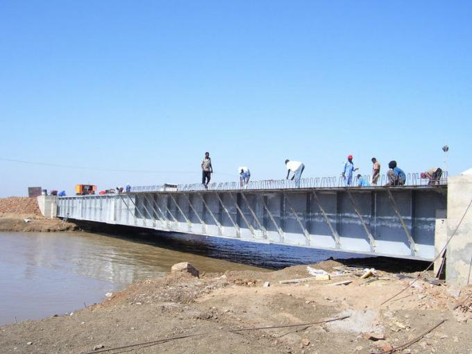 Custom Steel Girder Bridge / Steel Beam Bridge for Simple Structure