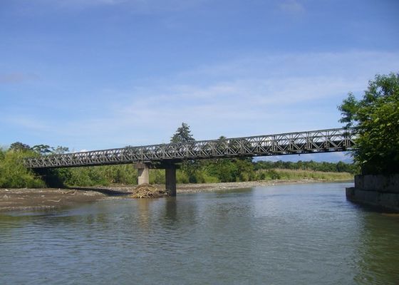 Heavy Structural Steel Bailey Bridge 3.15m / 4.2m Steel Beam Bridge