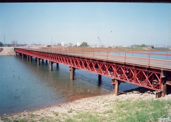 60m Compact Bailey Bridge Great Stability And Long Fatigue Life