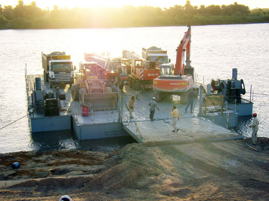 Temporary Floating Pontoon Bridge Dock Floating Water Bridge