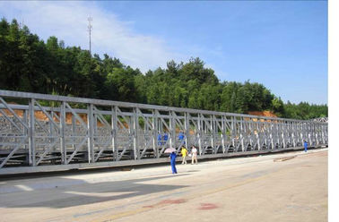 Cable Stayed Assembly Steel Frame Bridge with Steel Deck Roadway