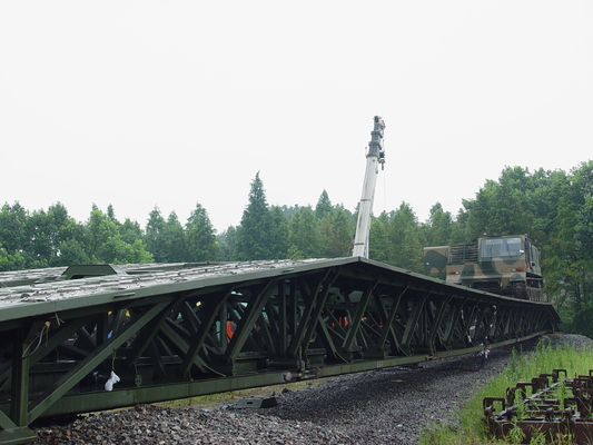 51m Mechanized Steel Bridge Max Tracked Loading ≤ 15km/H
