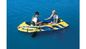 Manual Ferry Barge / Rubber Boat With Canoe Oars For Three People