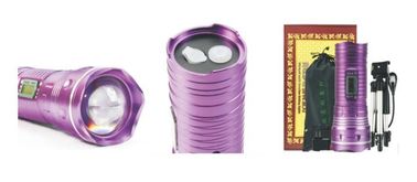 Purple Flood Rescue Equipment Emergency Flashlight Tripod Night Fishing Light