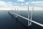 Great Stability Steel Suspension Bridges railway traffic for Longest Spans