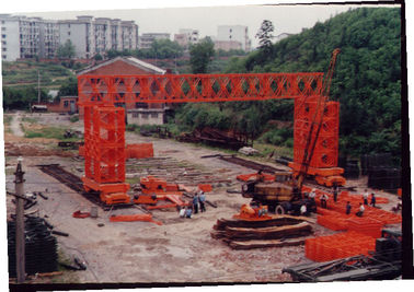 Cable Stayed Steel Girder Bailey Bridge With High Performance