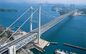 Longest Spans Steel Cable Suspension Bridge Across River Estuaries Modular Steel Bridge