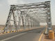 Steel Frame Steel Truss Bridge Single lane For Ferry , Assembly
