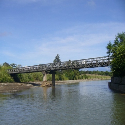 Single Single Construction Prefabricated Bridge For 50t Tracked Load
