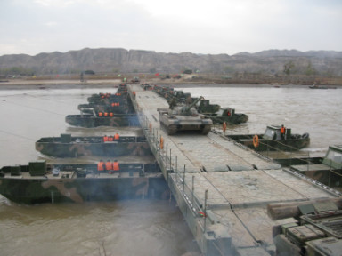 Elevated Pontoon Bridge / Floating Bridge/River-crossing equipment